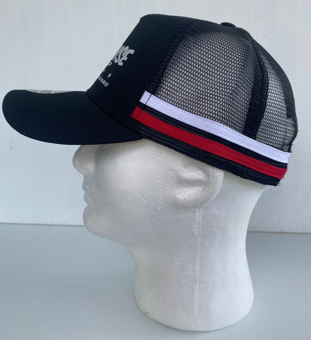 Striped Trucker Cap